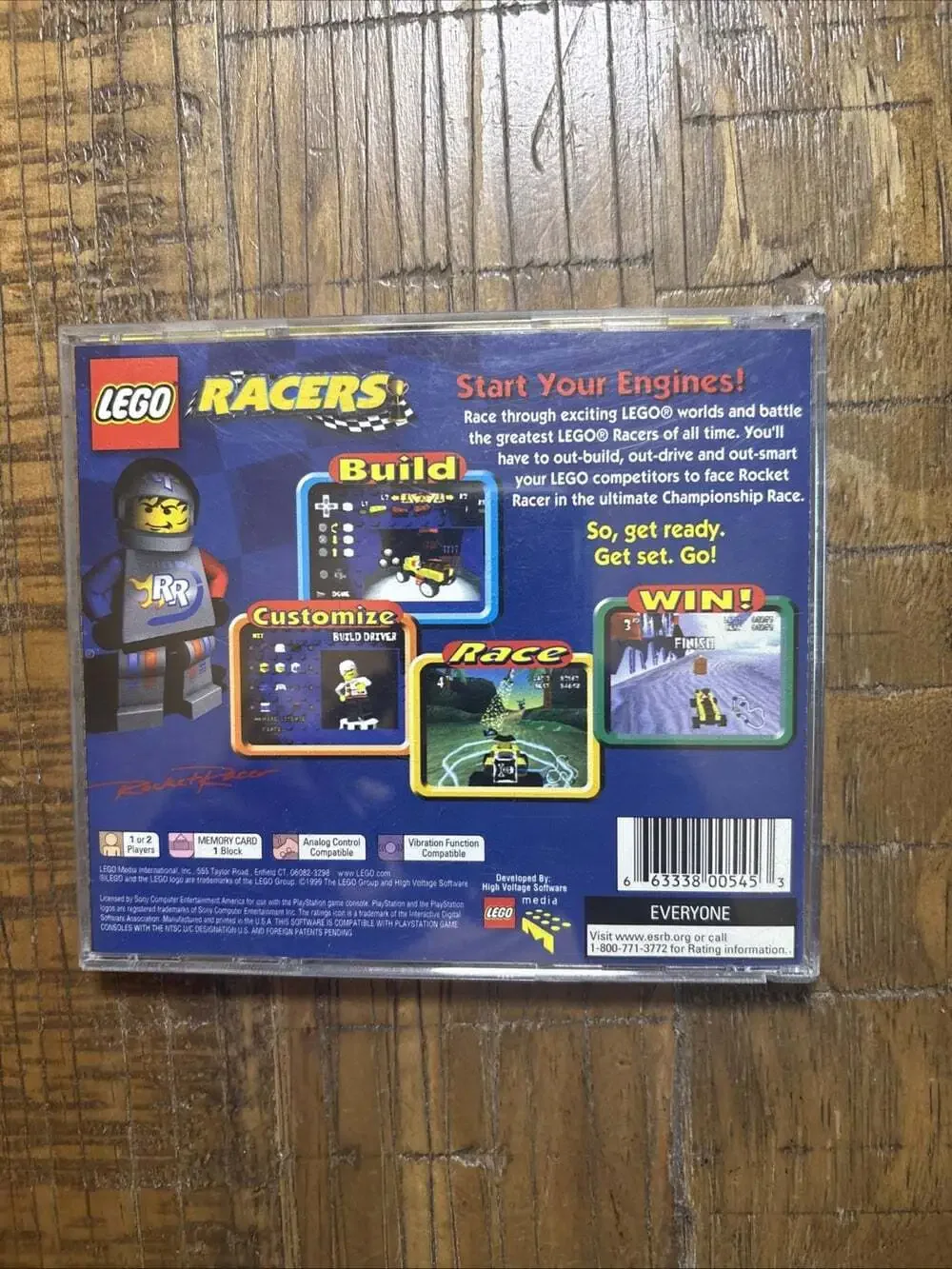 Lego Racers PlayStation 1 With Manual Tested Good